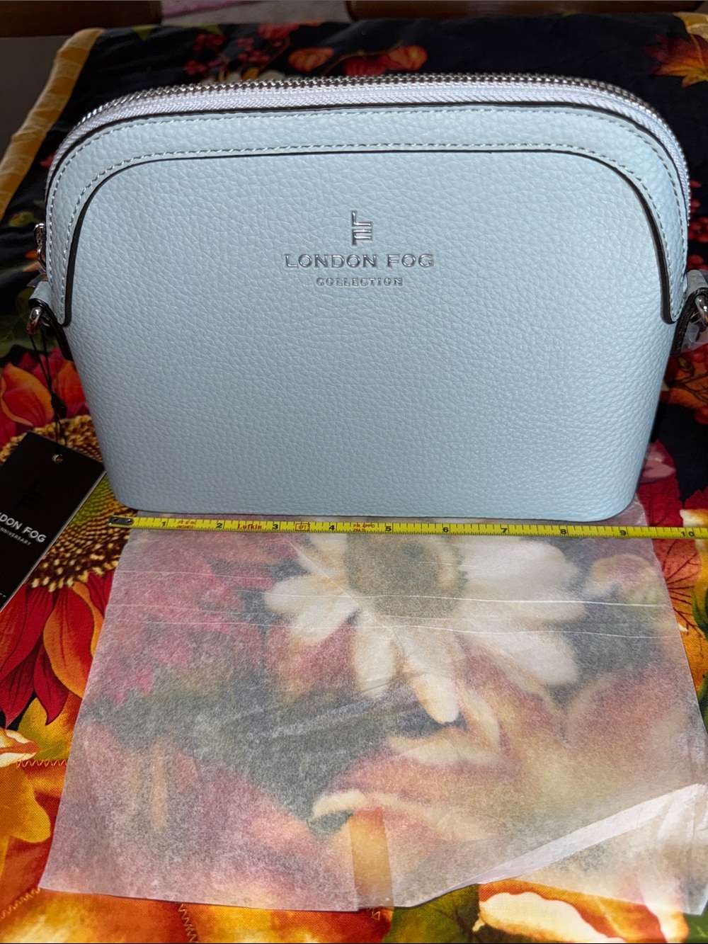 London Fog Powder Blue Crossbody Bag